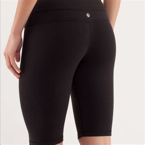 lululemon athletica black biker shorts.